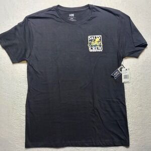 Salty Crew Ink Slinger Classic Tee Mens Large Black Octopus Graphic 20035490
